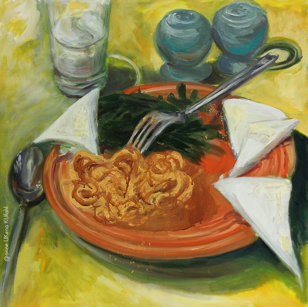 Pasta Plate by Anne Ukena Kufahl